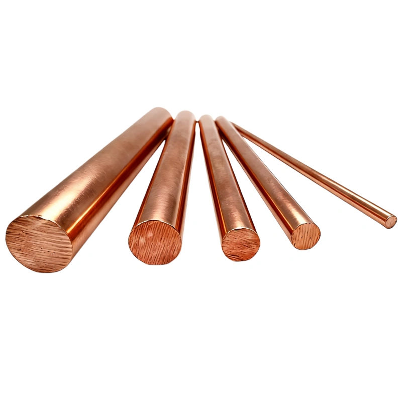 High Conductivity Red Copper Rod | Precision Lathe Machining