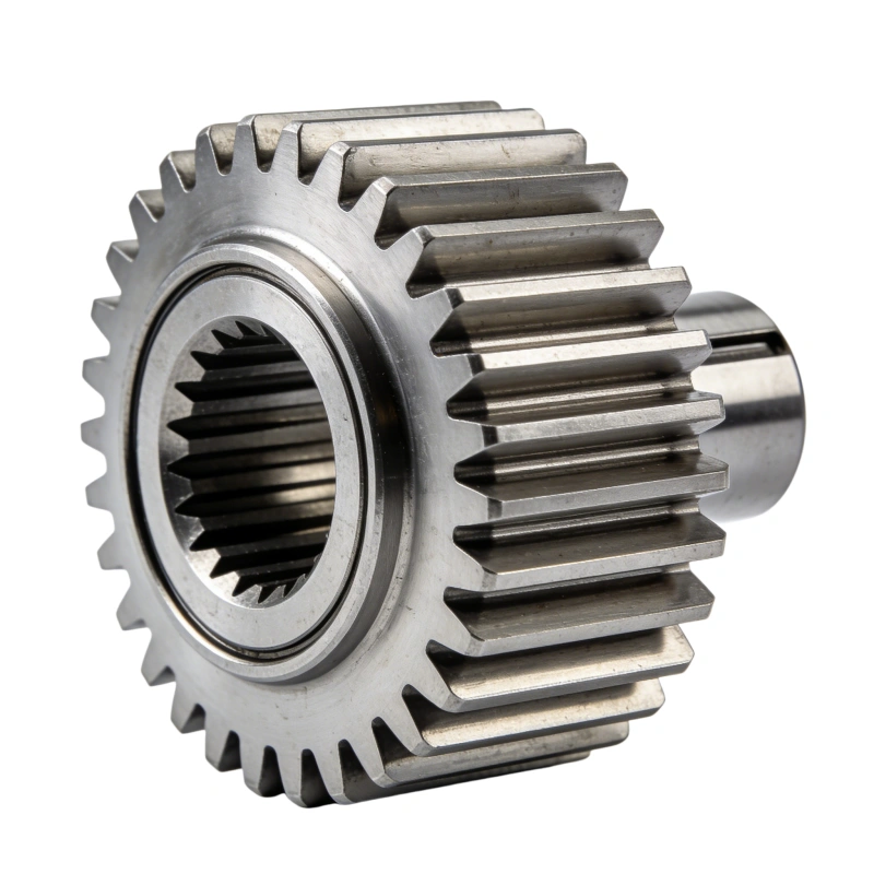 Non-standard customization: 20CrMnMo forged gear shaft, HRC55-60 tooth surface, machining of machine tool drive shaft gear