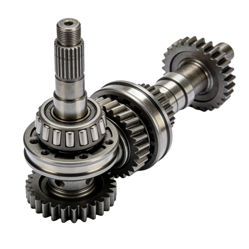 Factory customization: 40Cr forged gear shaft, ISO6-7 grade high precision hard tooth surface gear shaft for automotive transmission gearbox