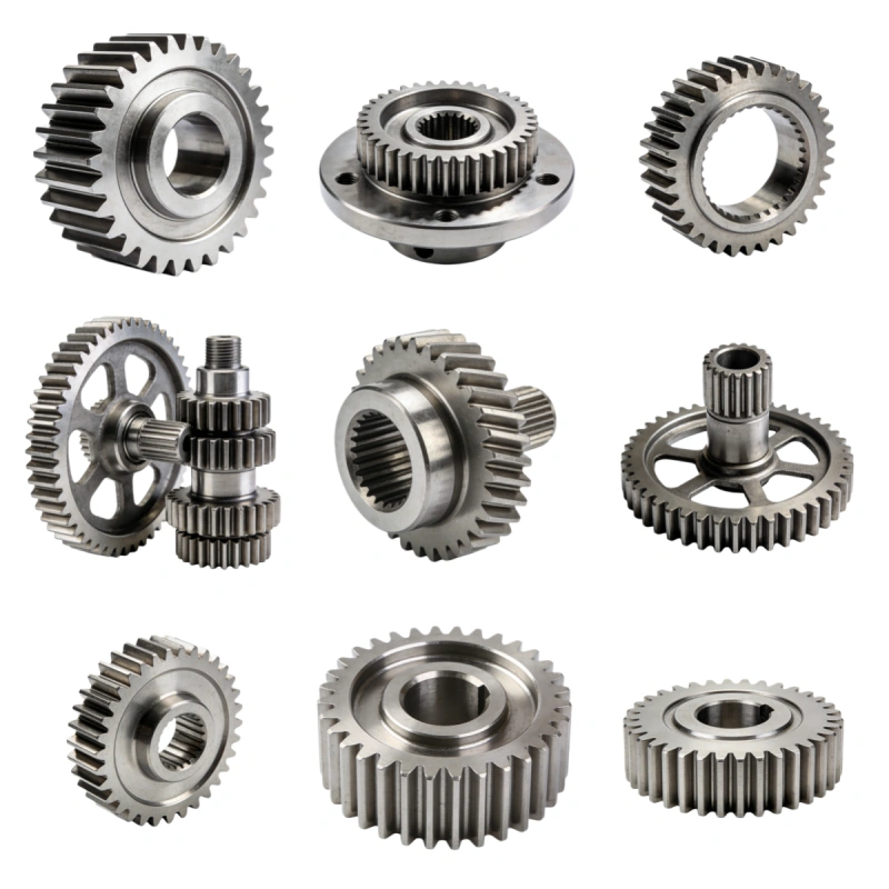 Strong factory precision forging of spur gear, wholesale of gears in multiple materials and multiple modules for reducers, machine tools, automotive parts