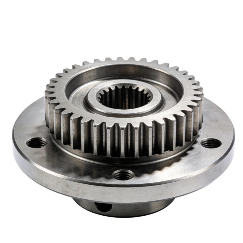 Factory customization of 40Cr alloy steel spur gear with ISO6-8 grade precision forged hard toothed parallel shaft gears