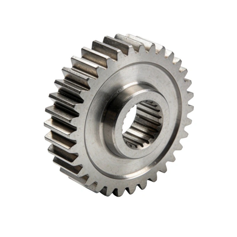Customized processing of 316L stainless steel spur gear, precision forged corrosion-resistant transmission gears for heavy machinery equipment